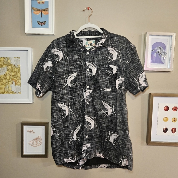 Vintage The Original Resort Shirt Cotton Button Down - Picture 1 of 10